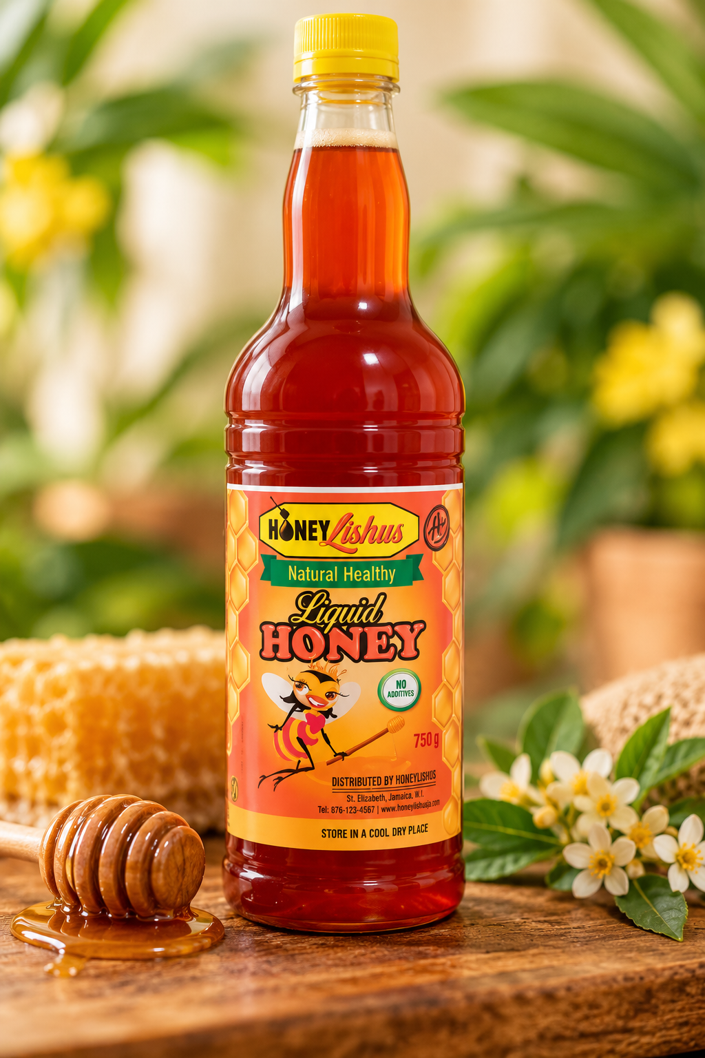 Honeylishus 750g Jamaican honey