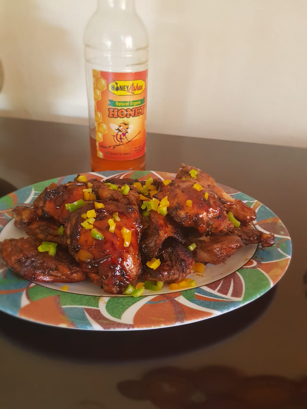 Honey roasted chicken made with Honeylishus by Chef Jordy